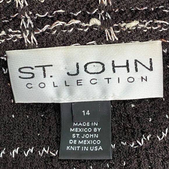 St. John Collection Size 14 Blazer Wool Blend - Picture 5 of 6